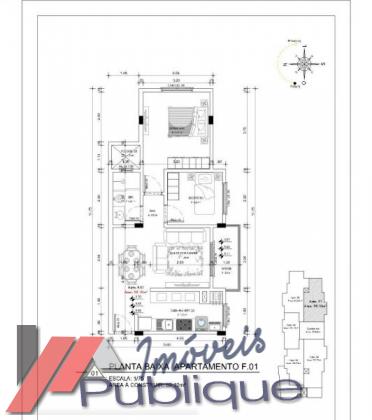 Apartamento na planta já aprovado  com RI
